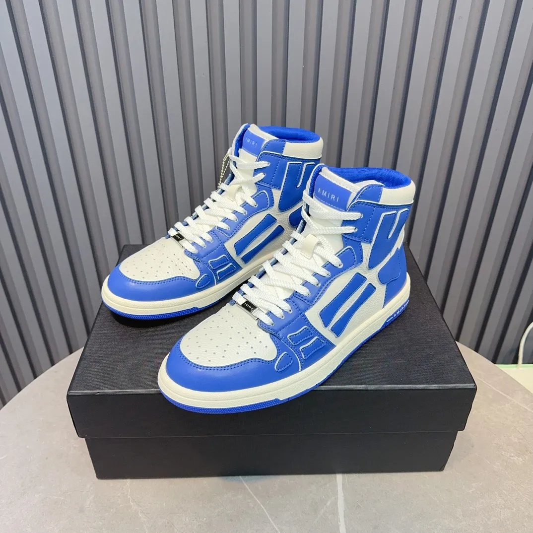 Men's shoes💰620💰 AMIRI AMIRI trendy brand hot sale🔥 Available all year round✅Couples💑 Official website synchronization Imported fabrics 1⃣️ratio 1⃣️Re-engraved, original factory special original sole, 35-45 (38.45. Non-refundable)